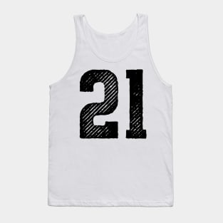 Rough Number 21 Tank Top